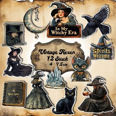 Sticker Set - Hexen Set - Hologramm