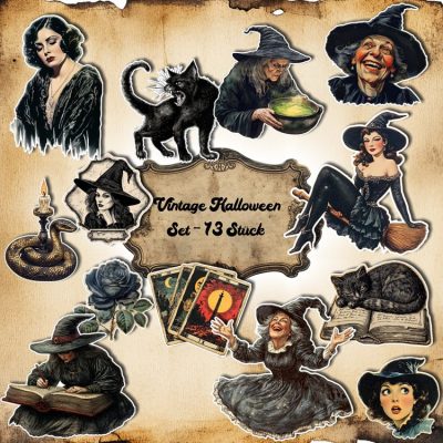 Sticker Set - Hexen Set 3  - Hologramm