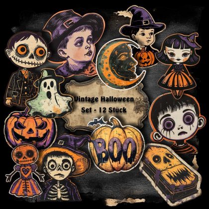 Sticker Set - Grusel-Set 2 - Hologramm