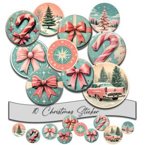 Weihnachten - Geschenkaufkleber