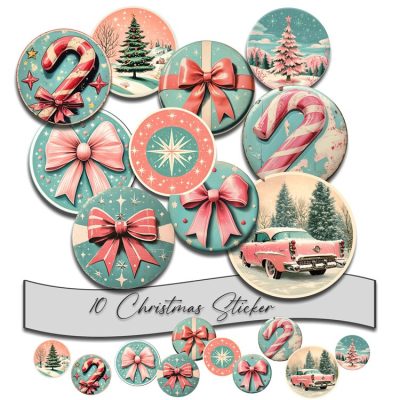 Weihnachten - Geschenkaufkleber