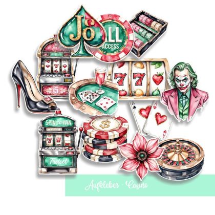 Aufkleber - Casino