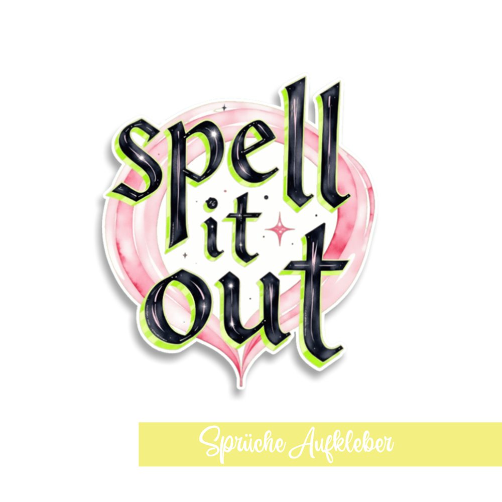 Aufkleber - Hexen Sprüche – Bild 12