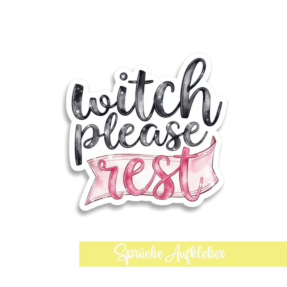 Aufkleber - Hexen Sprüche – Bild 4