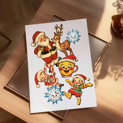 Sticker Bogen DIN A4 - Weihnachten