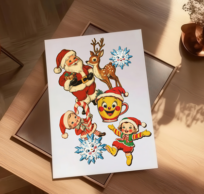 Sticker Bogen DIN A4 - Weihnachten