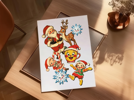 Sticker Bogen DIN A4 - Weihnachten