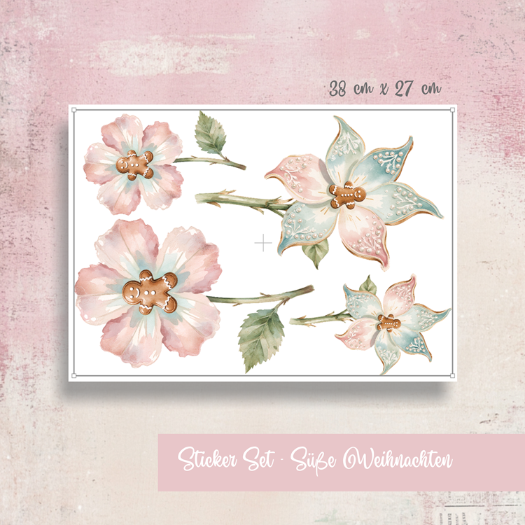 Sticker Bogen DIN A3 - Süße Weihnachten 3