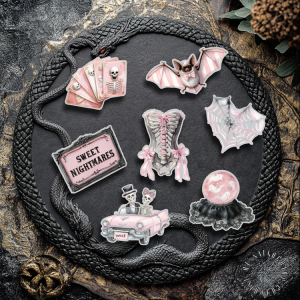 Sticker-Set - Ghost Gothic - 7 Stück