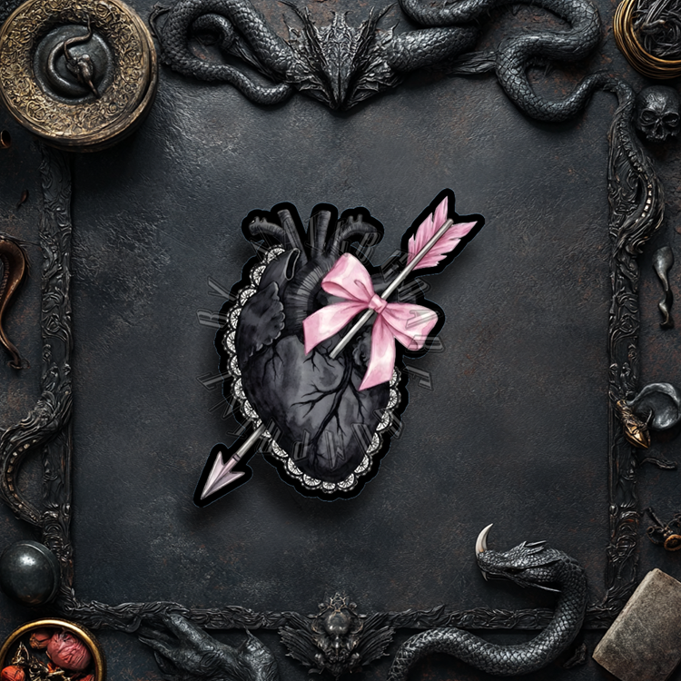 Sticker-Set - Gothic kokett - 7 Stück – Bild 4