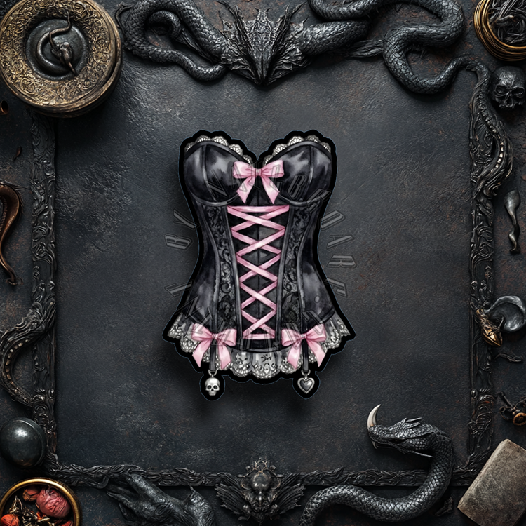 Sticker-Set - Gothic kokett - 7 Stück – Bild 7