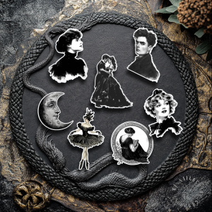 Sticker-Set - Gothic Viktorianisch - 7 Stück