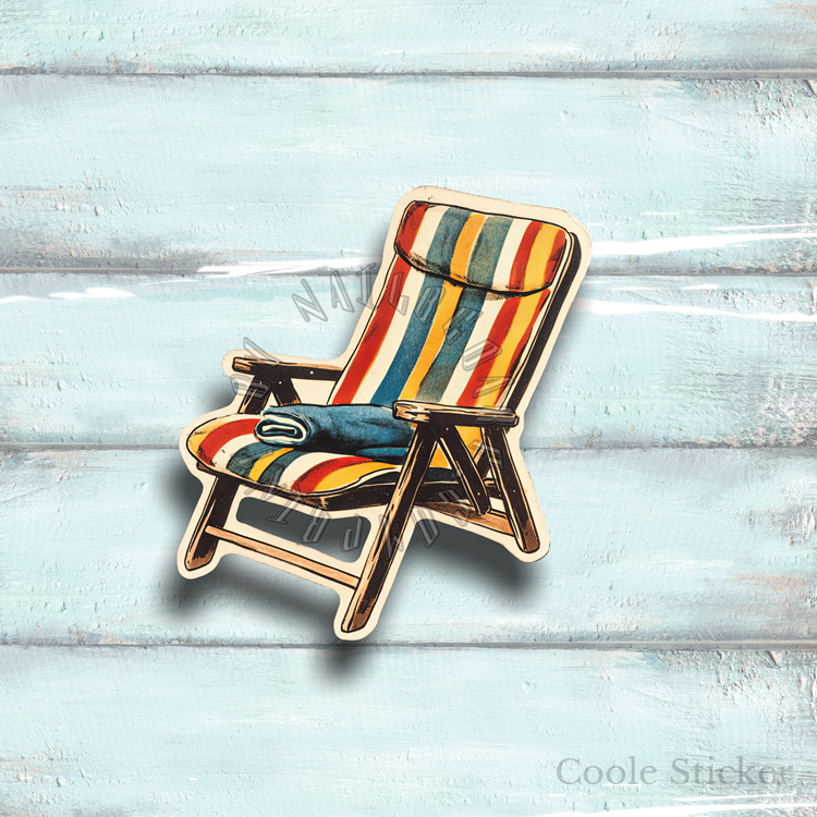 Sticker-Set - Retro Beach - 7 Stück – Bild 2