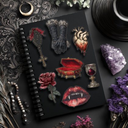 Sticker-Set - Vampire 2 - 7 Stück