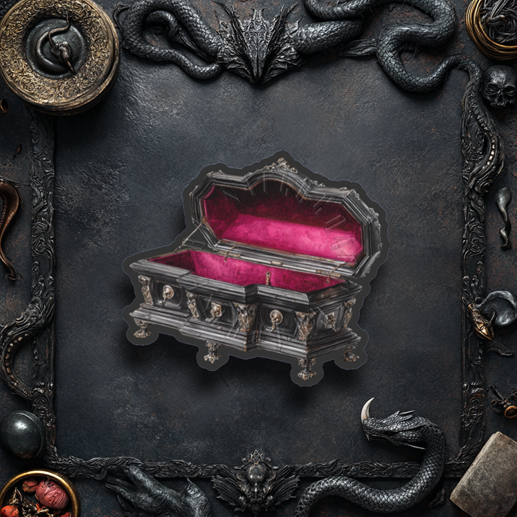 Sticker-Set - Vampire 7 Stück – Bild 6