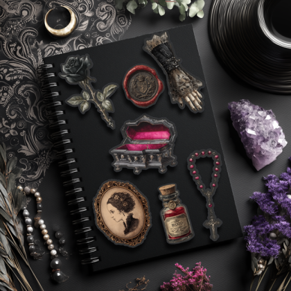 Sticker-Set - Vampire 7 Stück