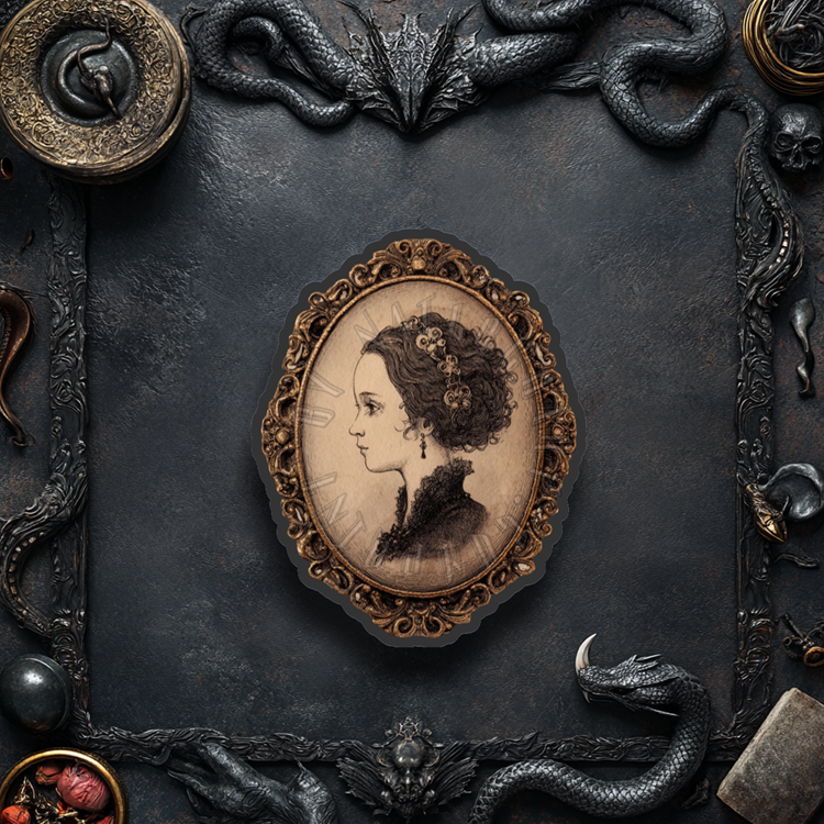 Sticker-Set - Vampire 7 Stück – Bild 5