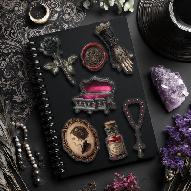 Sticker-Set - Vampire 7 Stück