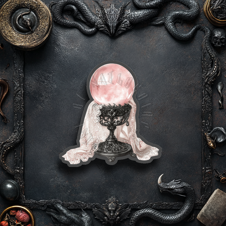 Sticker-Set - Halloween - Rosa- Schwarz - 7 Stück – Bild 7