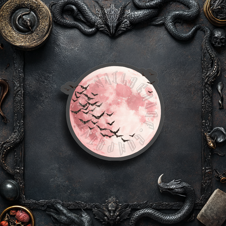 Sticker-Set - Halloween - Rosa- Schwarz - 7 Stück – Bild 6