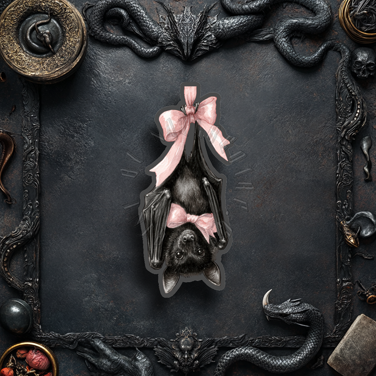 Sticker-Set - Halloween - Rosa- Schwarz - 7 Stück – Bild 3