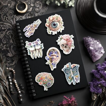 Sticker - Sticker Set - Florale Anatomie 2
