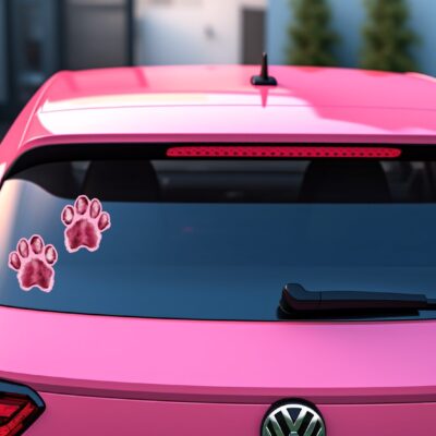 Sticker - Pfoten/Tatzenabdruck 2 Stück